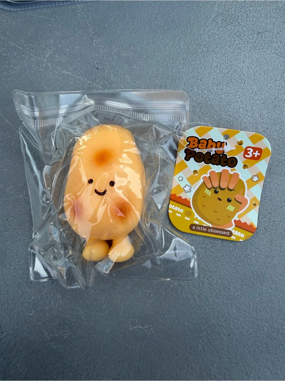 Cute Baby Potato Soft Squeezable Toy - Taba Type Squishi